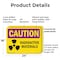 Signmission Radiation & Laser Sign, 18 in H x 24 in W, Plastic, Rectangle OS-2PACK-CR-P-1824-L-10188 - alternate 5